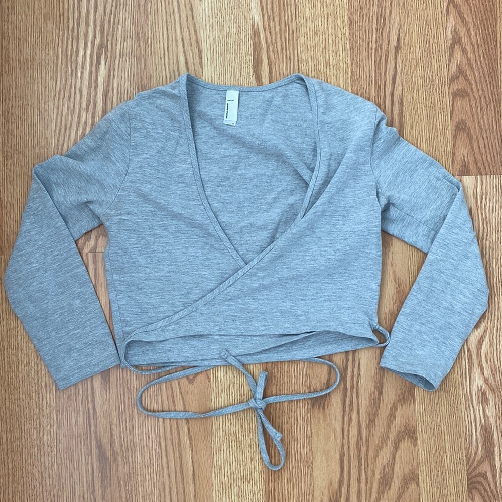 American Apparel Wrap Crop Top